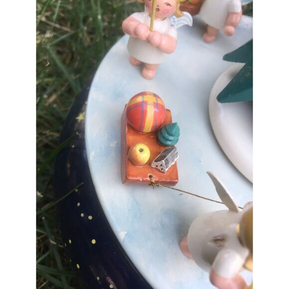 1946 Christmas Music Box Original ERZGEBIRGE EXPERTIC Handmade German Vintage - Picture 7 of 10